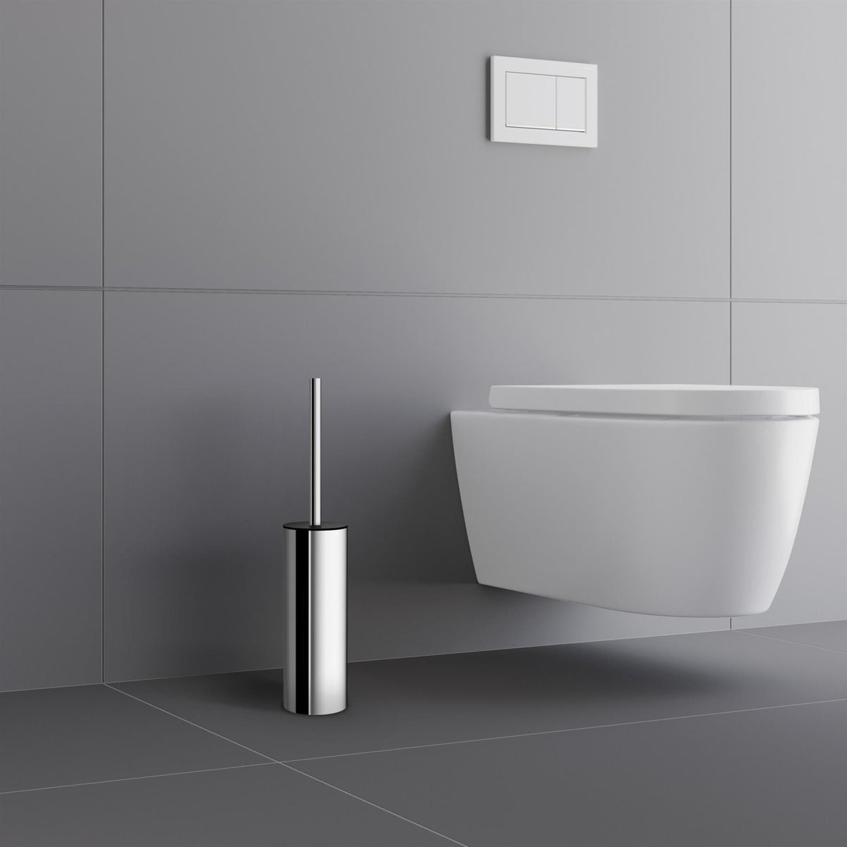 Smedbo Toilet Brush Smedbo Outline Freestanding Toilet Brush and Holder