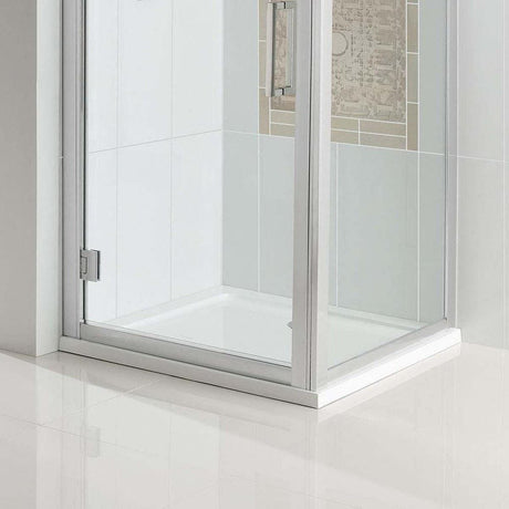 Eastbrook Square Shower Tray Eastbrook Volente Stone Resin 40mm Square Shower Tray