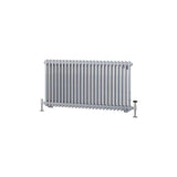 Eastbrook Column Radiator Eastbrook Rivassa Traditional 2 Column Radiator in Chrome Effect