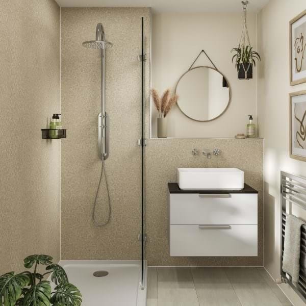 Multipanel Wall Panel Multipanel Contemporary Wall Panel in Tavolo Taupe
