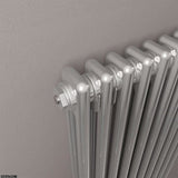 Eastbrook Column Radiator Eastbrook Rivassa Traditional 2 Column Radiator in Chrome Effect