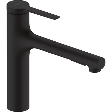 Hansgrohe Kitchen Tap Hansgrohe Zesis M33 Single Lever Kitchen Mixer Tap 160 with Pull-Out Spray