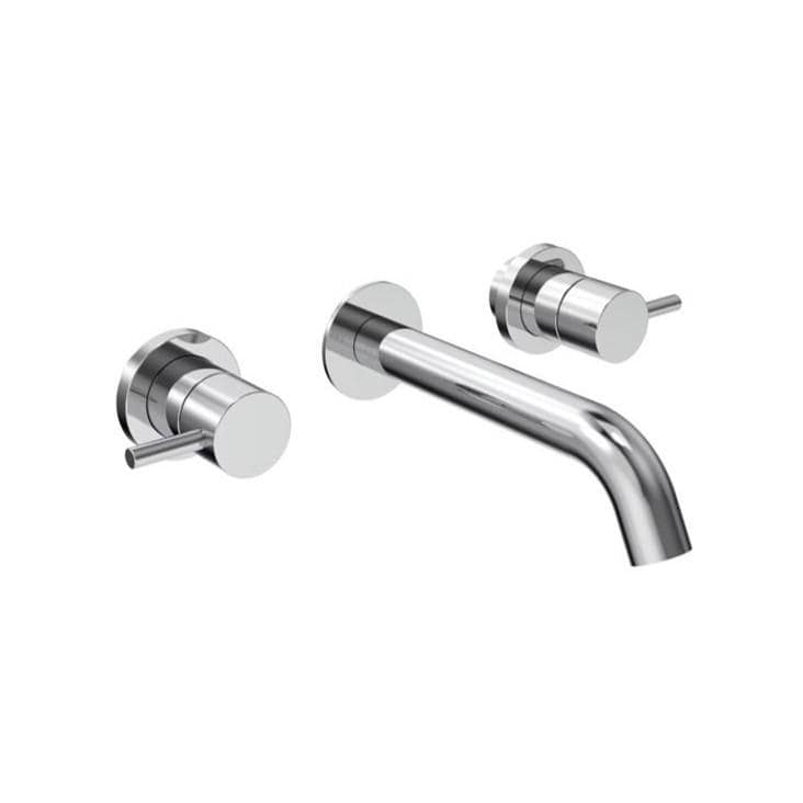Saneux Wall Mounted Basin Tap Saneux COS 3 Hole Wall Mounted Basin Mixer in Chrome