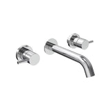 Saneux Wall Mounted Basin Tap Saneux COS 3 Hole Wall Mounted Basin Mixer in Chrome