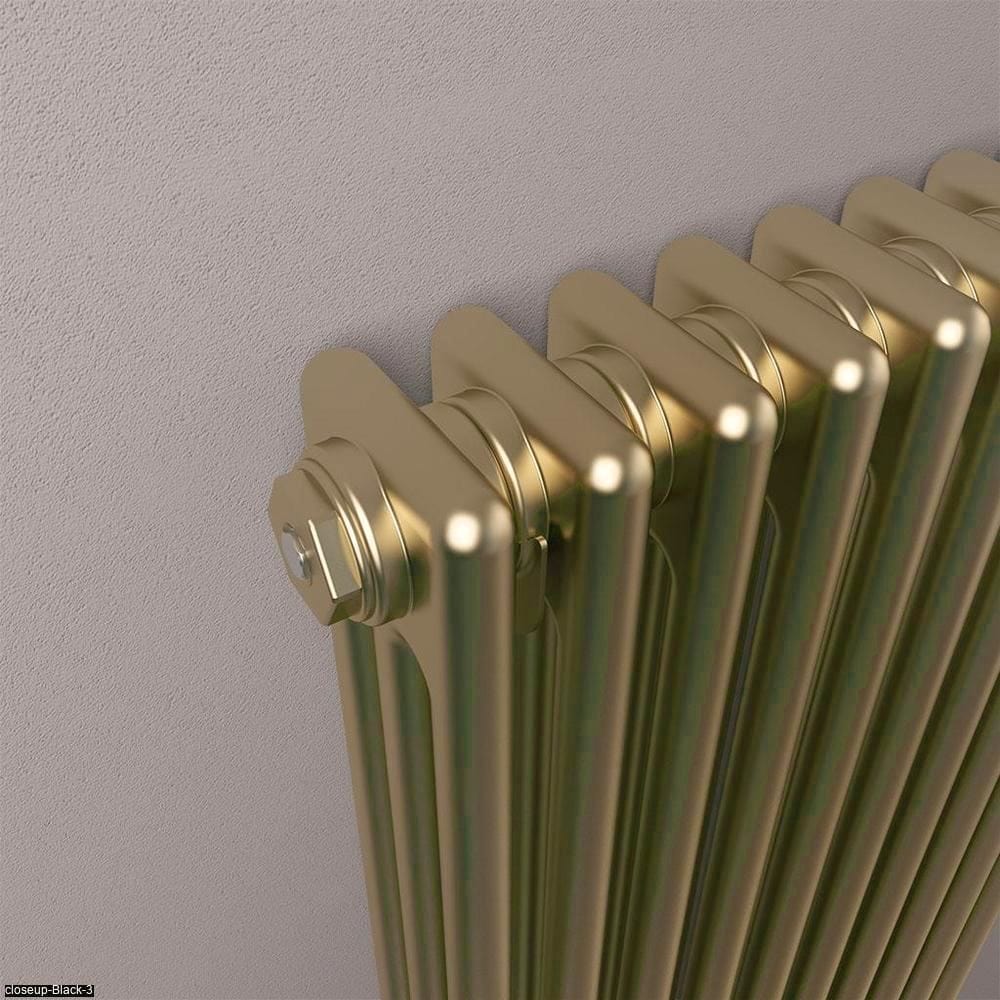 Eastbrook Column Radiator Eastbrook Rivassa Traditional 3 Column Radiator in Bronze Effect