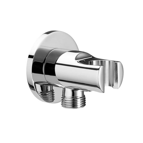 Roca Shower Brackets and Outlets Chrome Roca Aqua Round 1/2" Water Outlet with Shower Bracket
