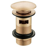 Aquarius Basin Waste Brushed Bronze Aquarius Zanelli Slotted Basin Clicker Waste