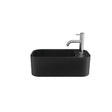 Crosswater Cloakroom Basin Matt Black / Right Handed Crosswater Popolo Cloaroom Basin