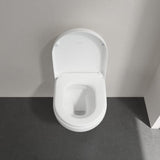 Villeroy & Boch Wall Hung Toilet Villeroy & Boch Architectura Compact Wall Hung Rimless DirectFlush Toilet with Soft Close Seat