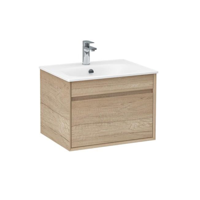 Imex Wall Mounted Vanity Unit Imex Alma Wall Mounted Single Drawer 600mm Vanity Unit with Basin