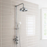 Crosswater Exposed Shower Set Crosswater Belgravia Thermostatic Shower Kit with Fixed Shower Head and Handset