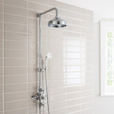 Crosswater Exposed Shower Set Crosswater Belgravia Thermostatic Shower Kit with Fixed Shower Head and Handset