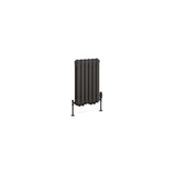 Eastbrook Column Radiator Eastbrook Rubano Straight Horizontal Traditional Column Radiator in Matt Anthracite