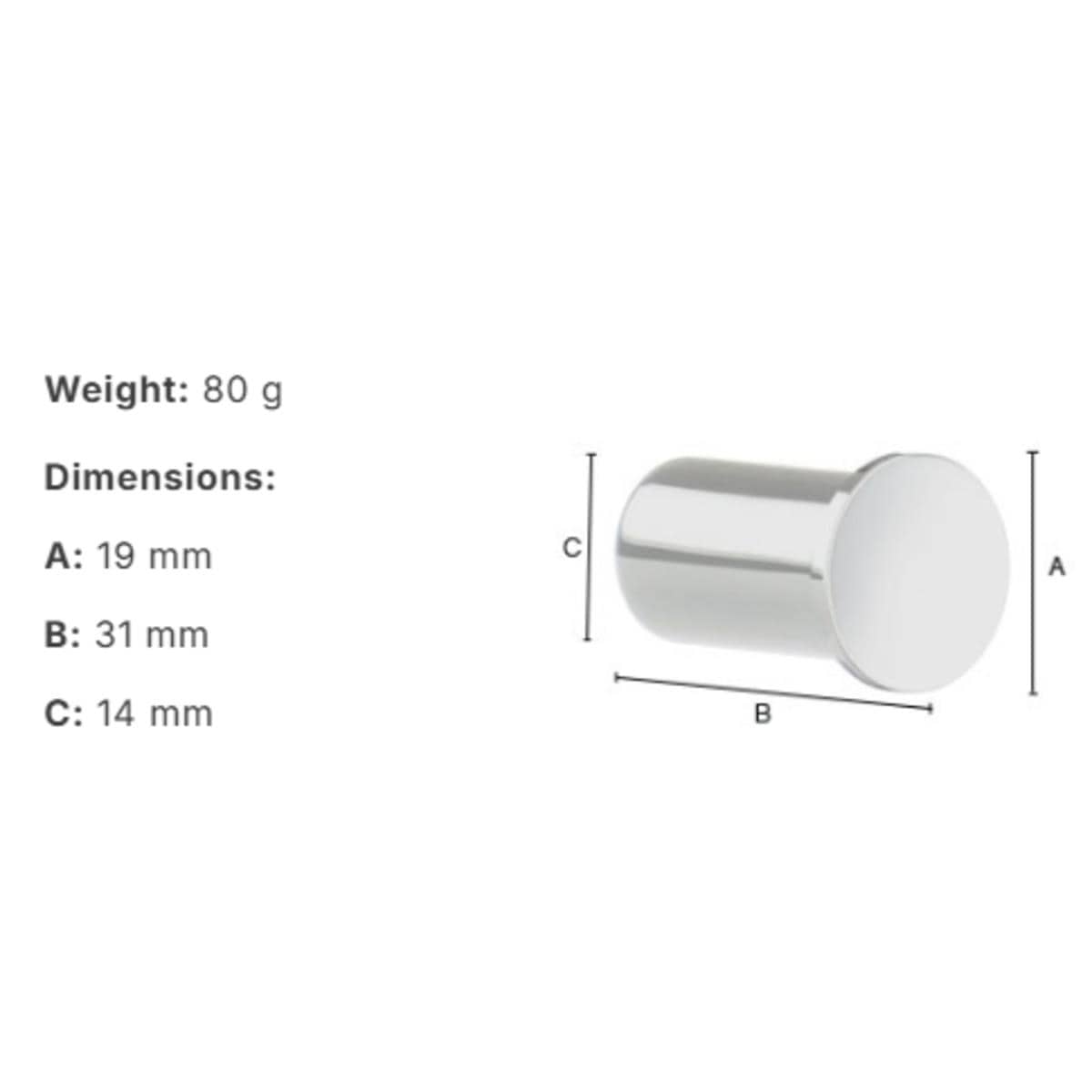 Smedbo Robe Hook Smedbo Air Robe Hook (Pair) in Chrome