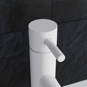 Crosswater 3 Tap Hole Basin Set Crosswater MPRO 3 Hole Basin Mixer Tap in Matt White