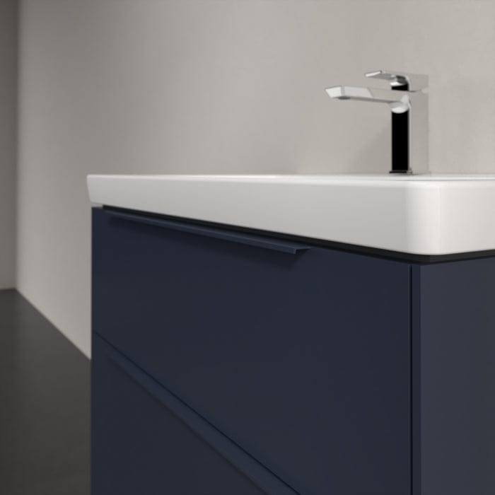 Villeroy & Boch Wall Mounted Vanity Unit Villeroy & Boch Subway 3.0 Wall Hung 800mm Two Drawer Vanity Unit with Basin
