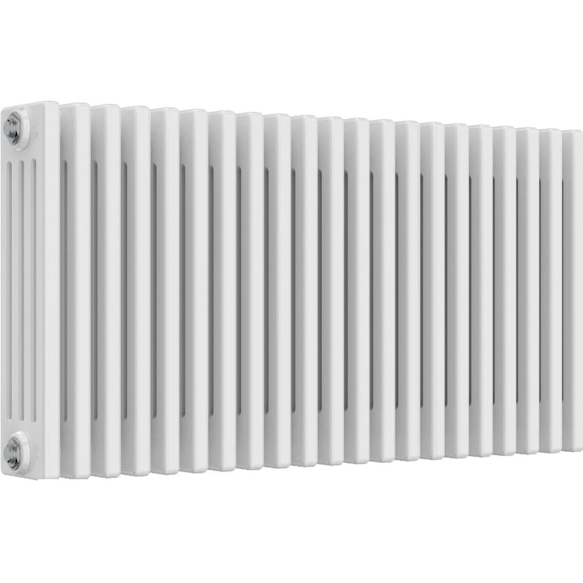Aquarius Bathrooms Column Radiator Aquarius Foundry Horizontal 4 Column Radiator in White