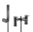 Aquarius Bath Shower Mixer Matt Black Aquarius Hydro Bath Shower Mixer Tap with Shower Kit