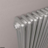Eastbrook Column Radiator Eastbrook Rivassa Traditional 3 Column Radiator in Chrome Effect