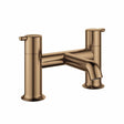 Flova Bath Mixer Brushed Bronze Flova Moonlight 2 Hole Bath Filler Tap