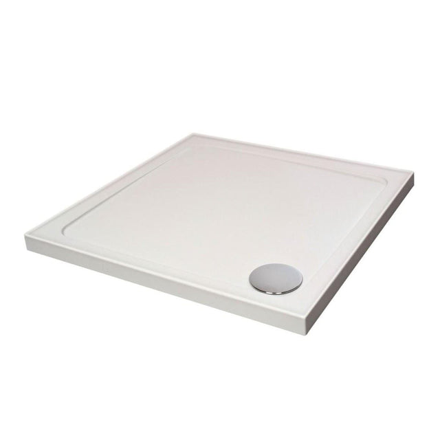Aquarius Bathrooms Square Shower Tray 800x800mm Aquarius Urbano Square Stone Resin Shower Tray with 4 Upstands