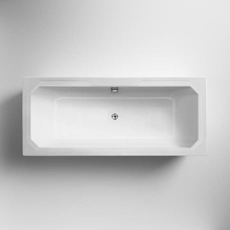Aquarius Bathrooms Double Ended Bath Aquarius Clarice Traditional Art Deco Double Ended Bath - 1800 x 800mm