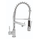 Sagittarius Kitchen Tap Sagittarius Ergo Lever Mini Professional Kitchen Mixer Tap with Pull-Out Spray in Chrome