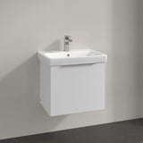 Villeroy & Boch Wall Mounted Vanity Unit Villeroy & Boch Architectura Wall Hung Vanity Unit 550mm One Drawer with Basin - White