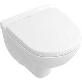 Villeroy & Boch Wall Hung Toilet Villeroy & Boch O.novo Compact Wall Hung Toilet with Soft Close Seat
