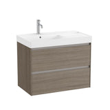 Roca Ona 800mm Wall Mounted Two Drawer Vanity Unit with Basin