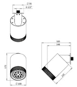 Crosswater Fixed Shower Head Crosswater Revive Multi Flow Shower Head