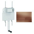 Crosswater Concealed Cistern Venue Plate in Brushed Bronze Crosswater Dual Flush Slimline Concealed Cistern Set with Flush Plate  - 508 x 80 x  550mm