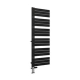 Eastbrook Helmsley Straight Vertical Designer Towel Rail in Matt Black