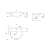 Aquarius Bathrooms Bathroom Suite Aquarius View 550mm Vanity Unit with Basin and Close Coupled Toilet Set in White