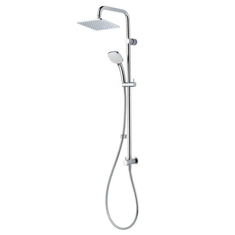 Ideal Standard Shower Riser Rail Ideal Standard IdealRain Riser Rail with Diverter, Square Showerhead and Handset in Chrome