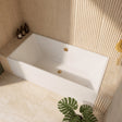 Aquarius Bathrooms Double Ended Bath 1700 x 700mm Aquarius Brenig Double Ended Bath With Legs Set