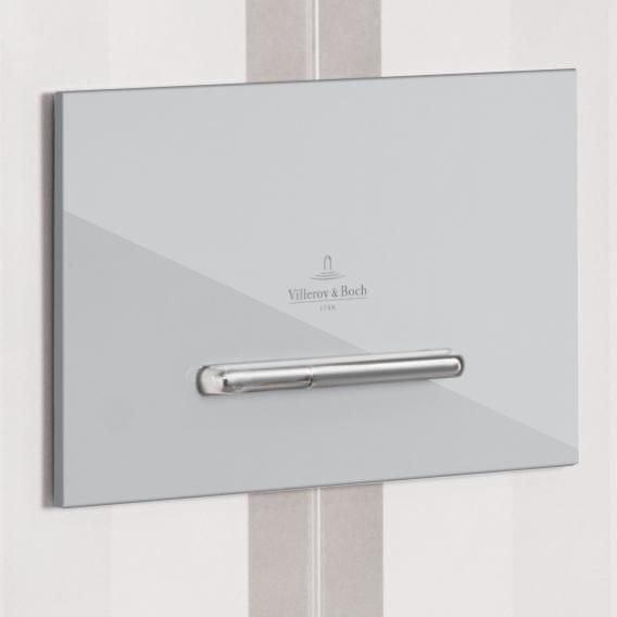 Villeroy and Boch Flush Plate Brushed Chrome Villeroy & Boch ViConnect 300S Toilet Flush Plate