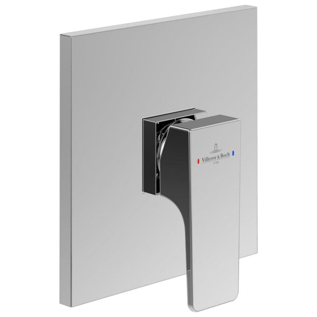 Villeroy & Boch Concealed Shower Valve Chrome Villeroy & Boch Architectura Concealed 1-Outlet Single Lever Trim Set
