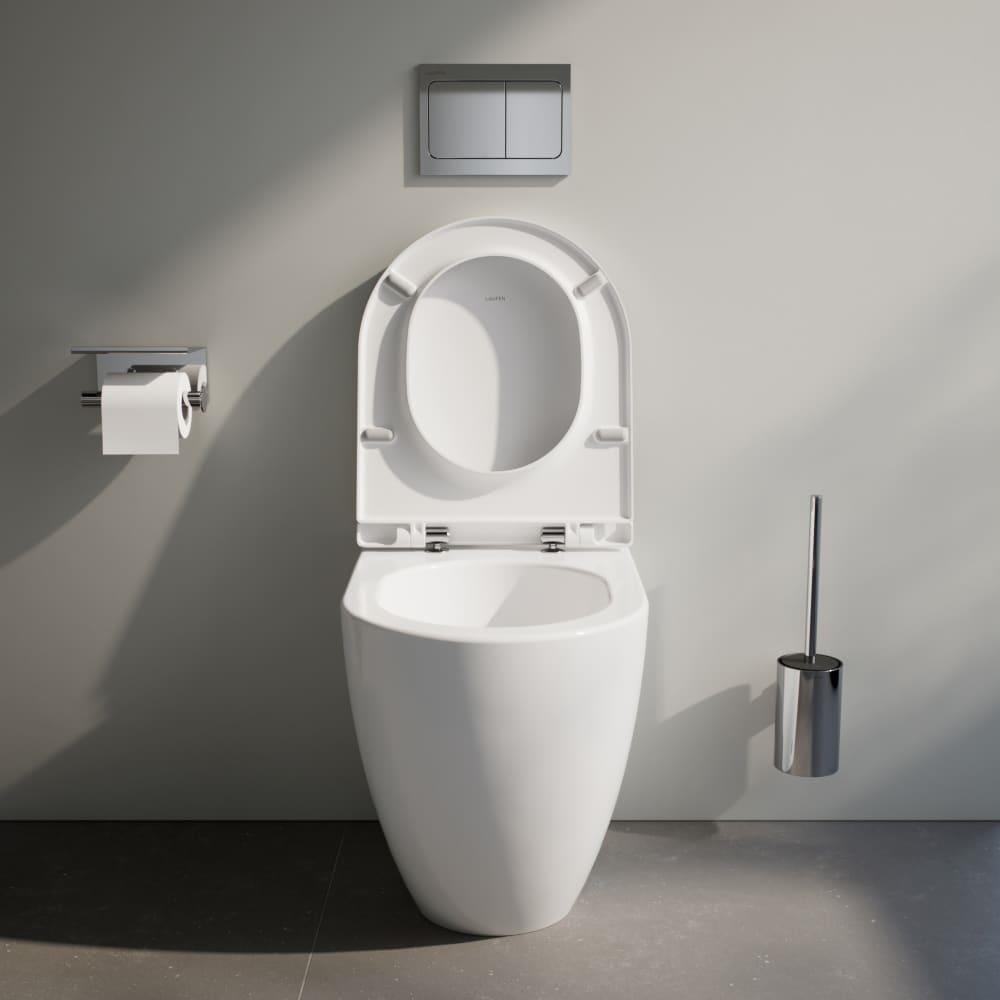 Laufen Toilet Seat Laufen Pro Slimline Soft Close, Quick Release Toilet Seat