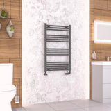 Eastbrook Wendover Straight Heated Towel Rail in Anthracite