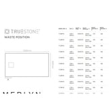 Merlyn Rectangle Shower Tray Merlyn Truestone Rectangle Shower Tray - 1400 x 900mm in Fossil Grey