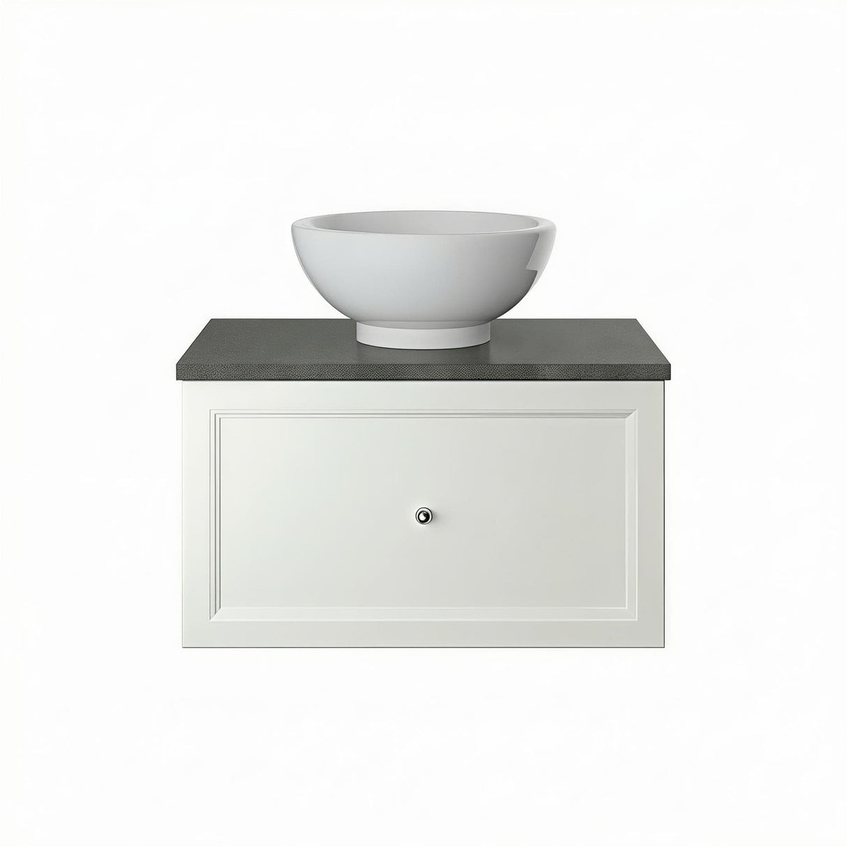 Heritage Wall Hung Vanity Unit Chantilly Heritage Caversham 700mm Wall Hung One Drawer Vanity Unit, Worktop and Basin Bundle