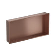 Croswwater Shower Niche Brushed Bronze Crosswater Square Shower Niche - 610 x 305 x 80mm for Stud Walls