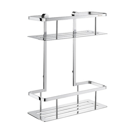 Smedbo Basket Smedbo Sideline Two Tier Wall Mounted Shower Basket