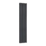 Reina Panel Radiator 1500 x 354mm / Anthracite Reina Neva Vertical Double Panel Central Heating Radiator