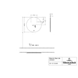 Villeroy & Boch Illuminated Mirror Villeroy & Boch More to See Lite LED Illuminated Round Mirror