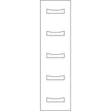 Reina Unique Radiator Reina Ancora Flat Panel Central Heating Designer Radiator - 1800 x 490mm