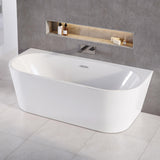 Tissino Back to Wall Freestanding Bath Tissino Angelo Back to Wall Double Ended Freestanding Bath