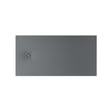 Roca Rectangle Shower Tray Slate / 1600 x 900mm ROCA Terran-N Superslim Stonex® Rectangular Shower Tray with Twist Colour Match Waste Cover