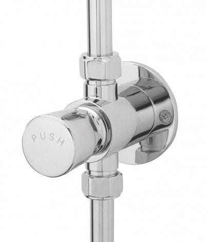 Sagittarius Exposed Shower Valve Sagittarius Time Adjustable Exposed Non Concussive Shower Valve in Chrome